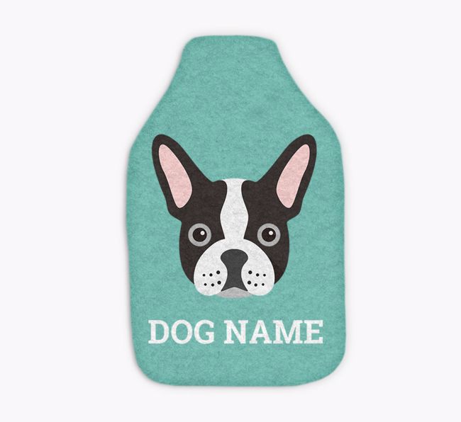 Name And Icon: Personalized {breedFullName} Hot Water Bottle